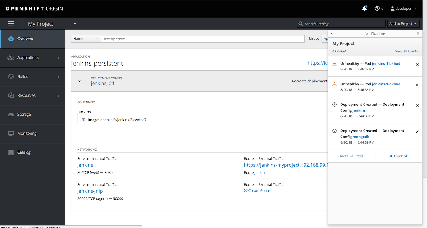 OpenShift developer setup with Minishift – Master From Us