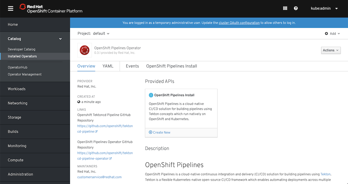 OpenShift 4 operators