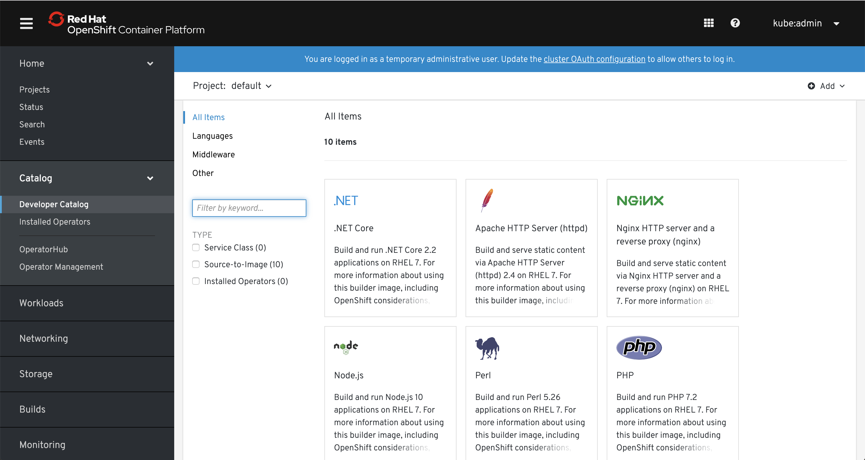 OpenShift developer setup with Minishift – Master From Us